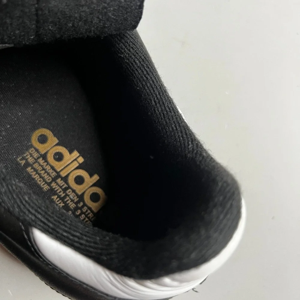 Adidas Samba Classic Mens Black White Gum Sole Sneakers 034563 Size 12